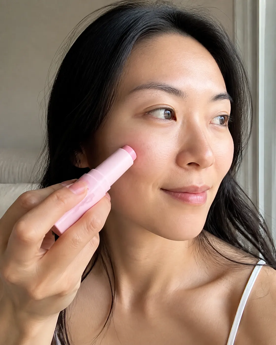 Clienta aplicando ELYUNEA Volume Balm