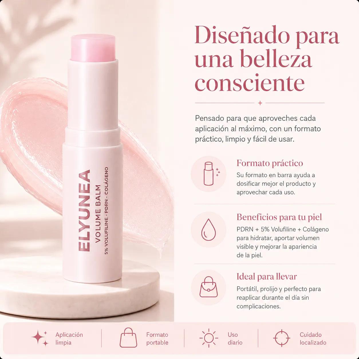 Beneficios de ELYUNEA Volume Balm